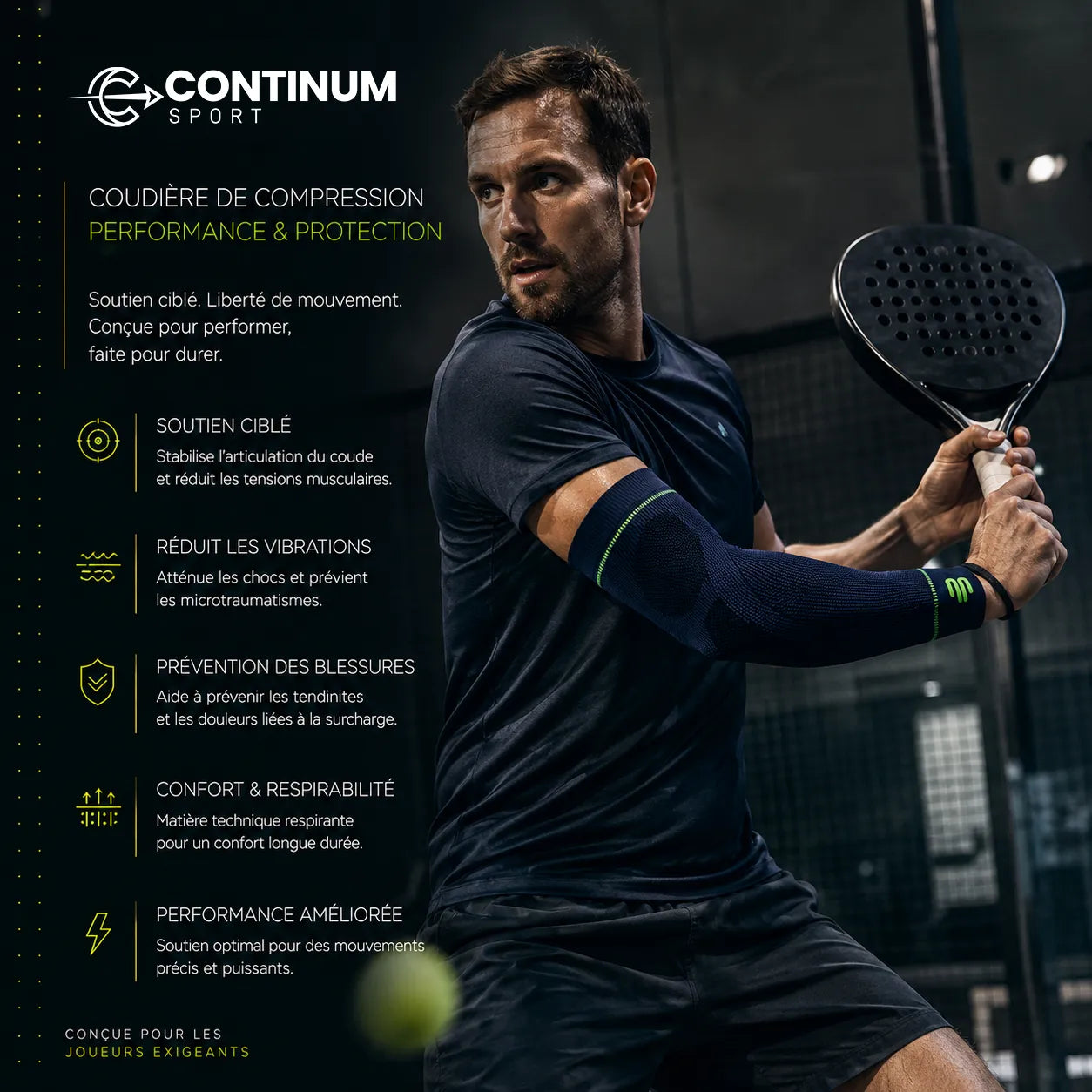Manchon Coude Bauerfeind — Compression sport pour continuer malgré l'épicondylite