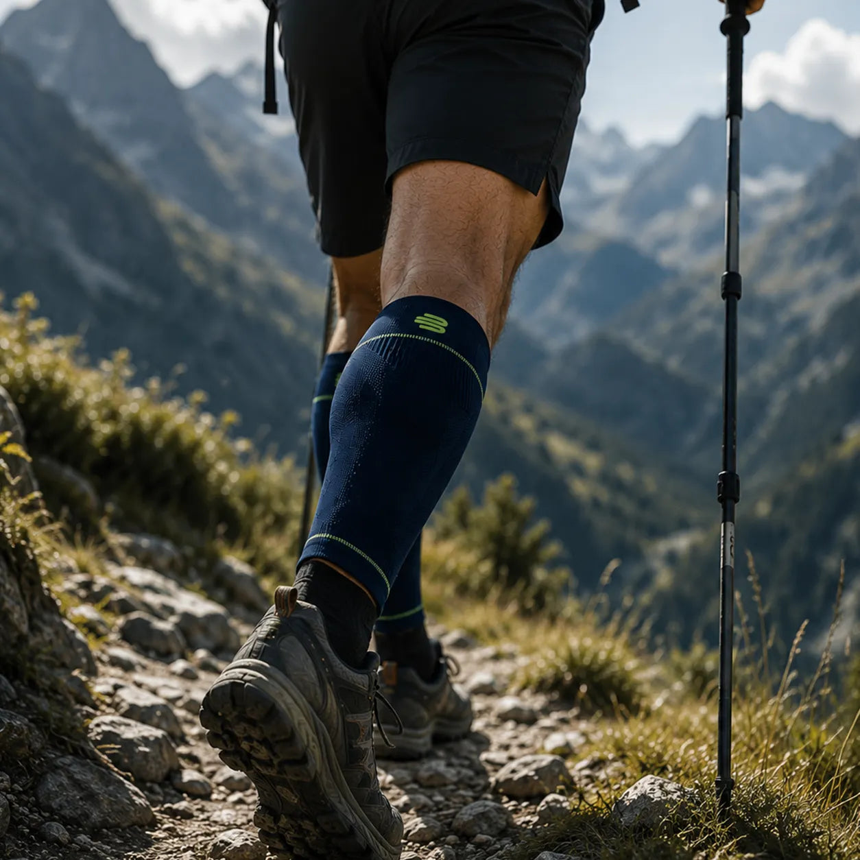Manchon Mollet Bauerfeind — Compression sport pour courir plus longtemps